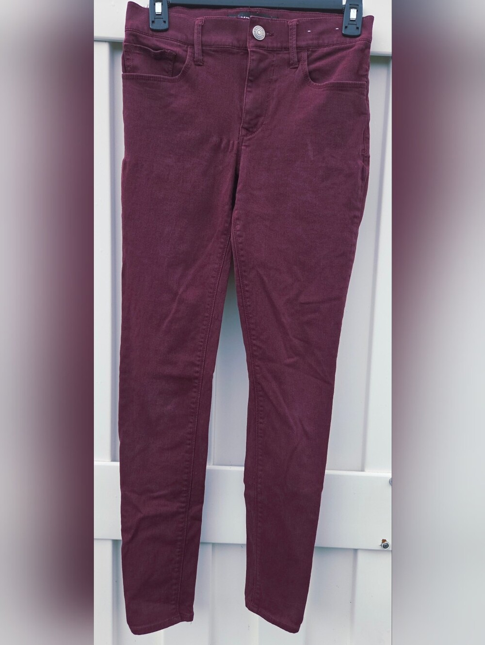 Express Women’s Skinny Jeans in Plum Berry